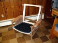 Chair Frame with Seat Suspension Added